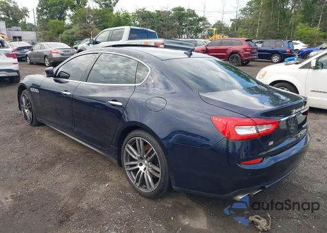 2014 Maserati Quattroporte S Q4 из США, поврежденный, VIN ZAM56RRA5E1108776